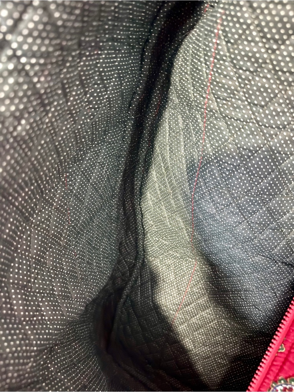 Vera Bradley Provincial Red Quilted Hanging Garment Bag, Retired - Picture 3 of 11